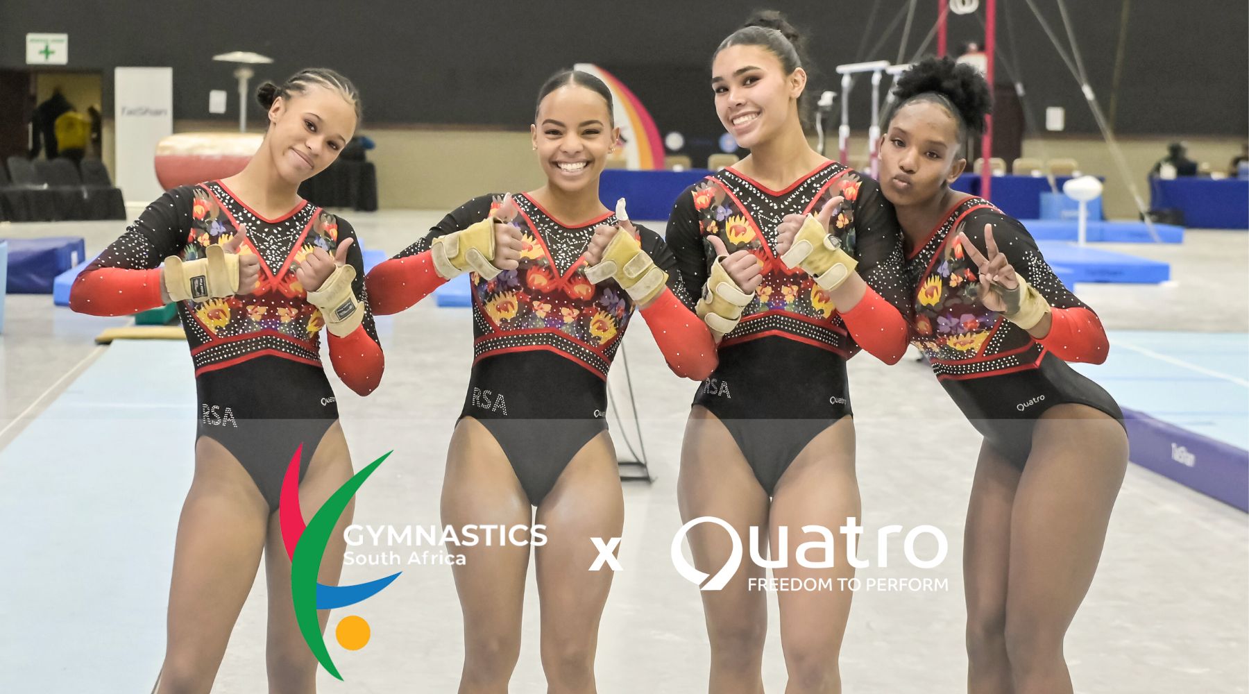 Quatro Gymnastics and Gymnastics South Africa Join Forces in New Partnership - Quatro Gymnastics UK