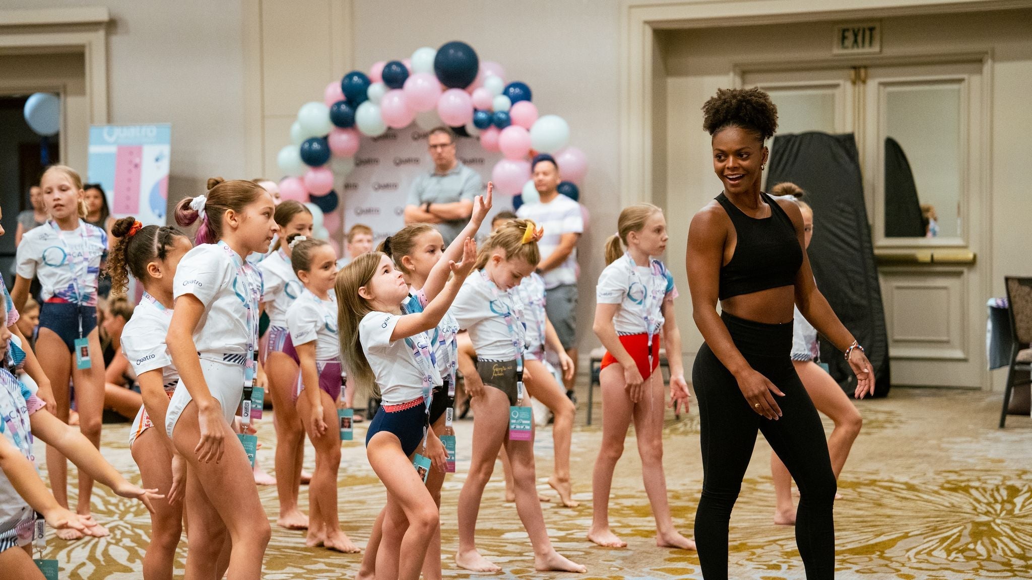 Quatro's First Ever 'Lights, Camera, Sparkle' Event in the USA! - Quatro Gymnastics UK