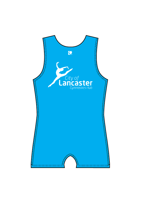City of Lancaster Boys Recreational Leotard Bright Blue