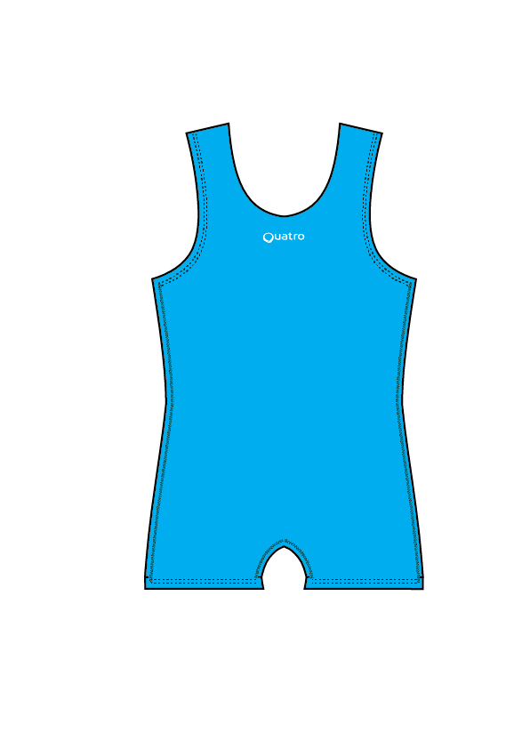 City of Lancaster Boys Recreational Leotard Bright Blue