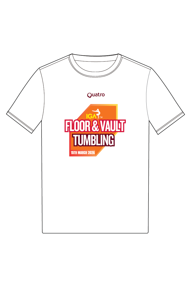 IGA FLOOR AND VAULT TUMBLING UNISEX T-SHIRT