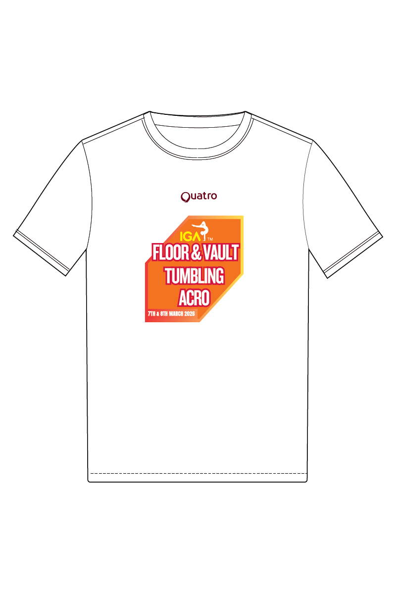 IGA FLOOR AND VAULT TUMBLING ACRO T-SHIRT