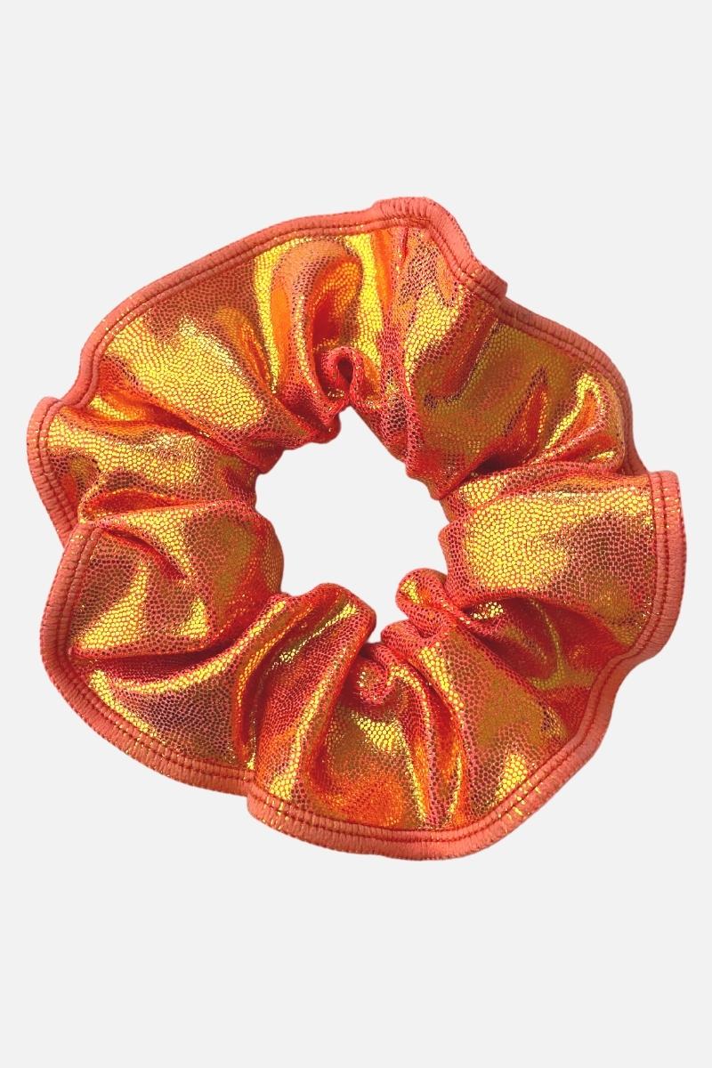 Copper Coral Scrunchie