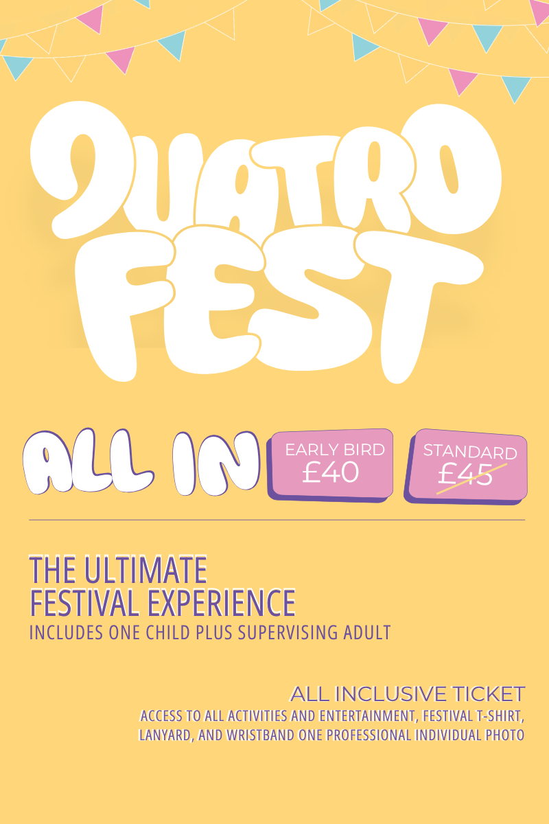 Quatro 15th Anniversary Festival Early Bird All Inclusive Ticket