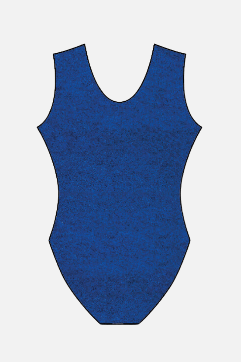St Tydfils Royal Blue Workout Tank - Configurable - Quatro Gymnastics UK