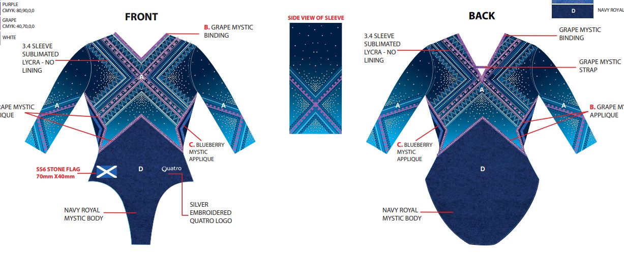 Scottish Womens 3.4 Int Compulsory Leotard SWAR 2024 D3