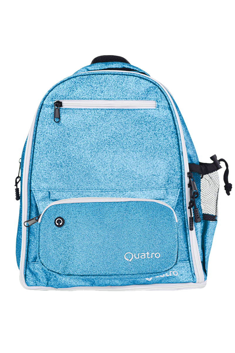 Blue Glitter Bag – Quatro Gymnastics