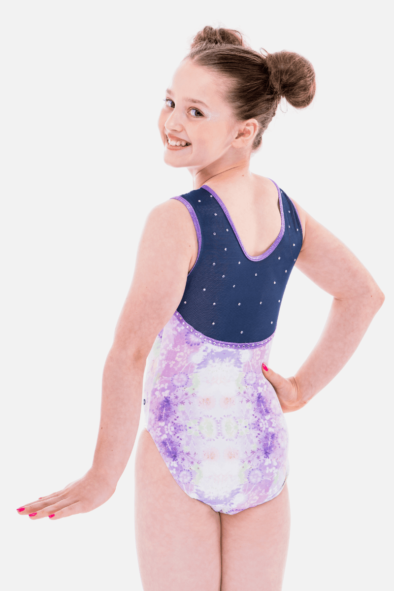 Flora Purple - configurable - Quatro Gymnastics UK