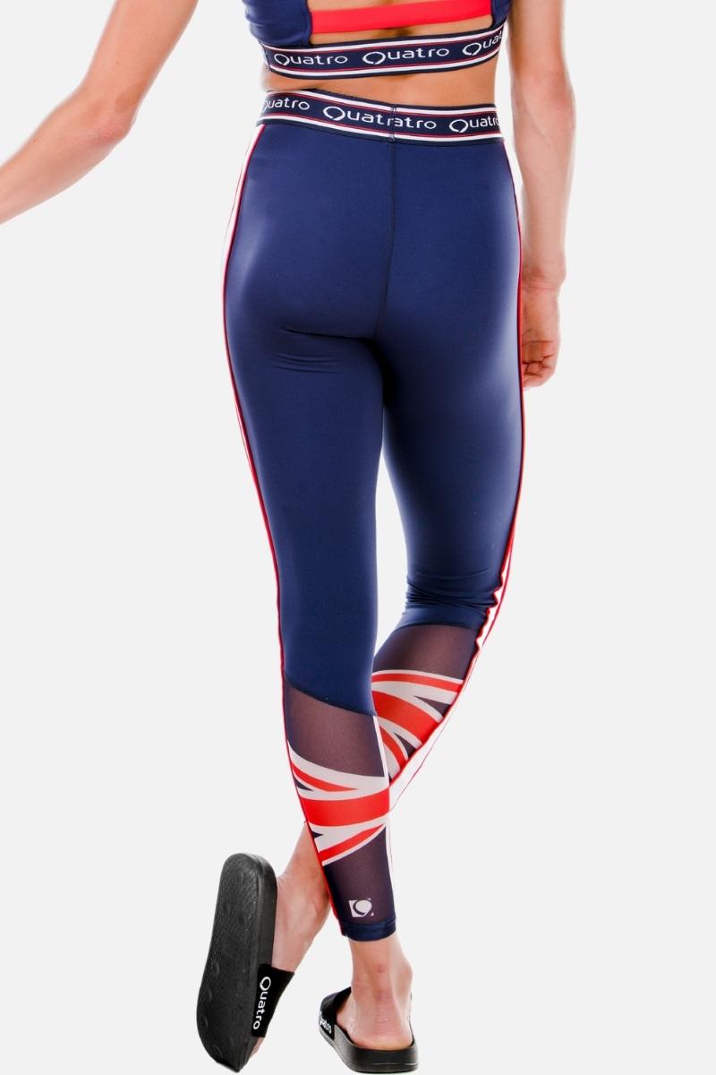 Kingdom Navy Leggings - configurable - Quatro Gymnastics UK