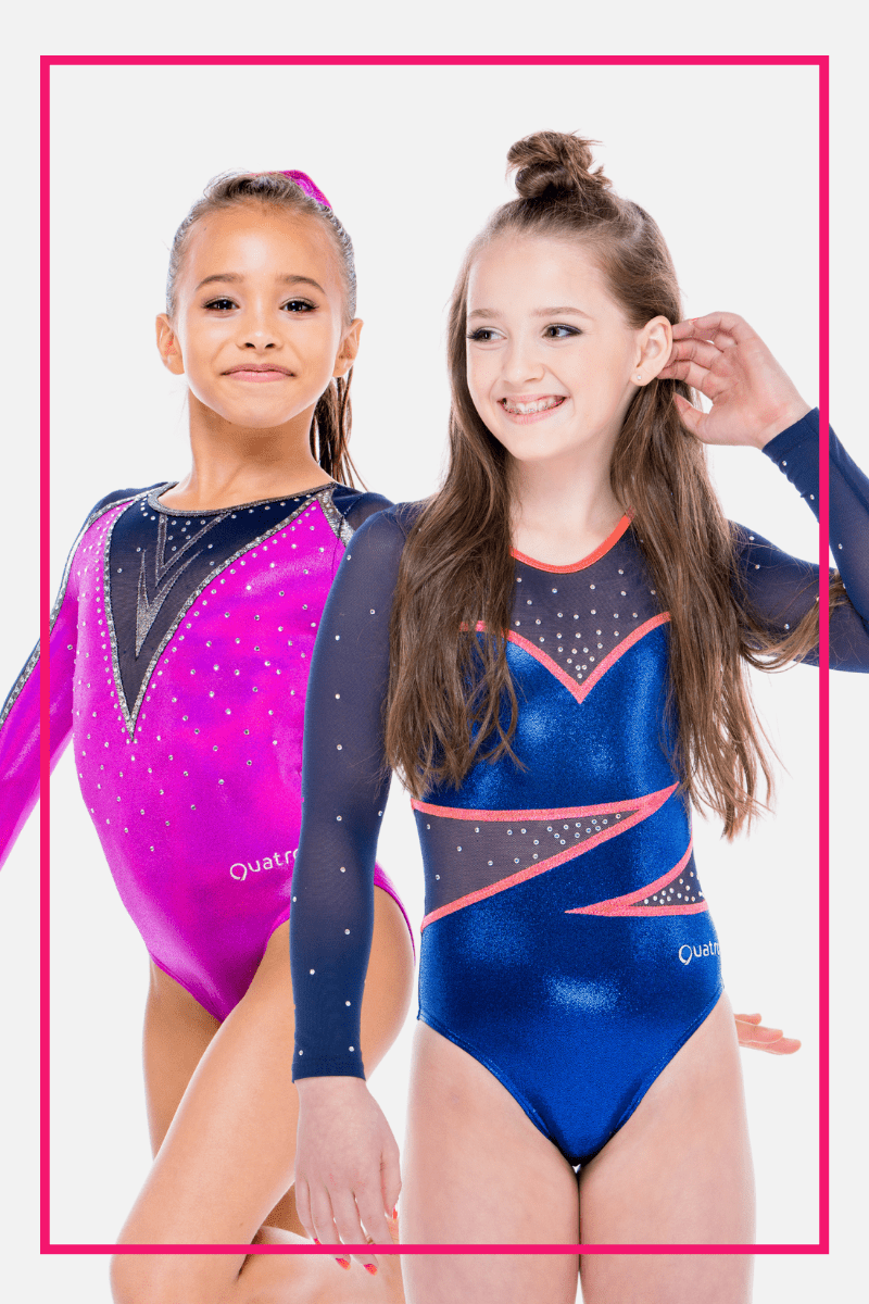 Quatro Gymnastics Lucky Dip Women's/Girl's Long Sleeve Leotard