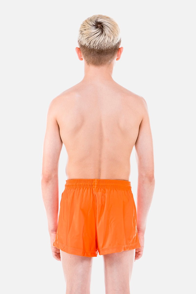 Mens Orange Shorts - configurable - Quatro Gymnastics UK