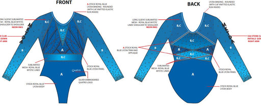 MK TDA ROYAL BLUE D1RV1 LS - Configurable - Quatro Gymnastics UK