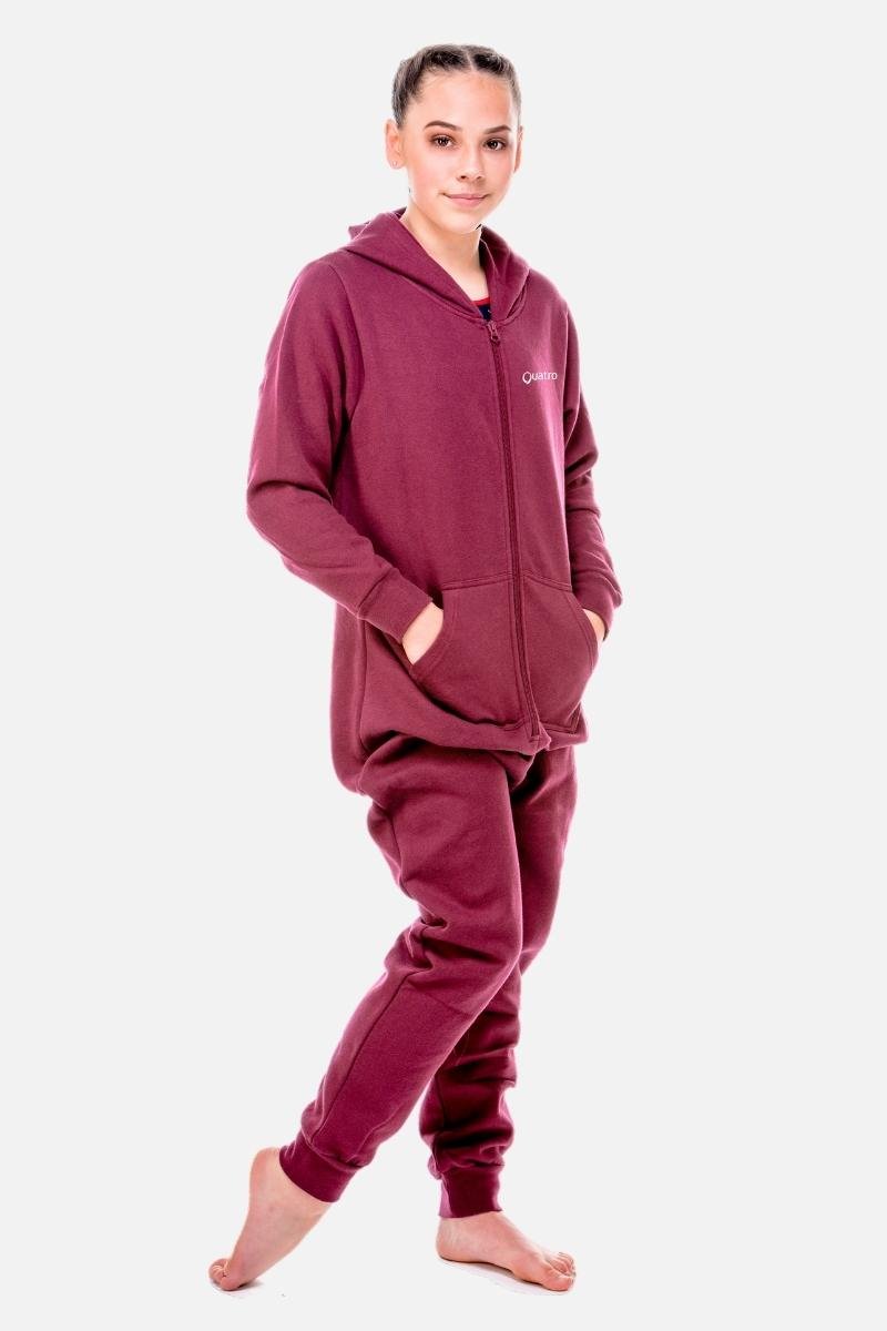 Onesie Burgundy - configurable - Quatro Gymnastics UK