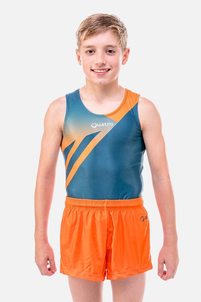 Peak Green Mens Leotard - configurable - Quatro Gymnastics UK