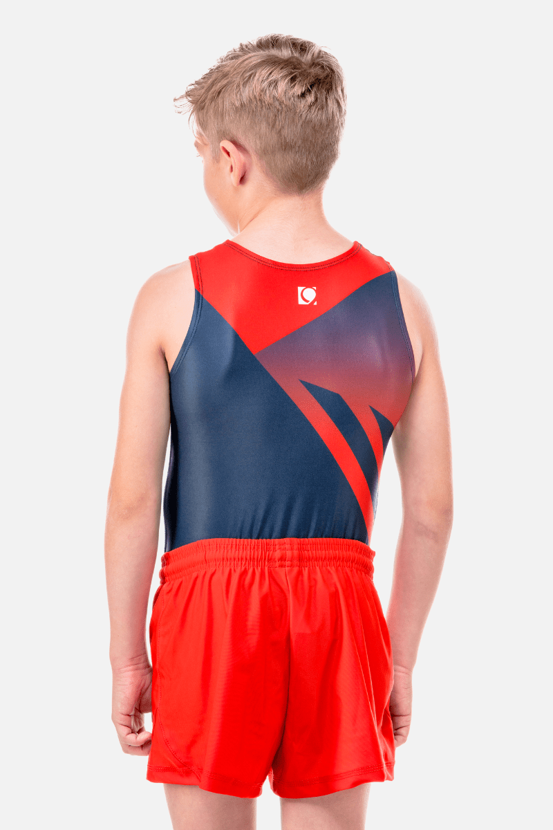 Peak Navy Mens Leotard - configurable - Quatro Gymnastics UK