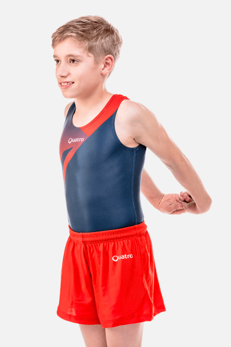 Peak Navy Mens Leotard - configurable - Quatro Gymnastics UK