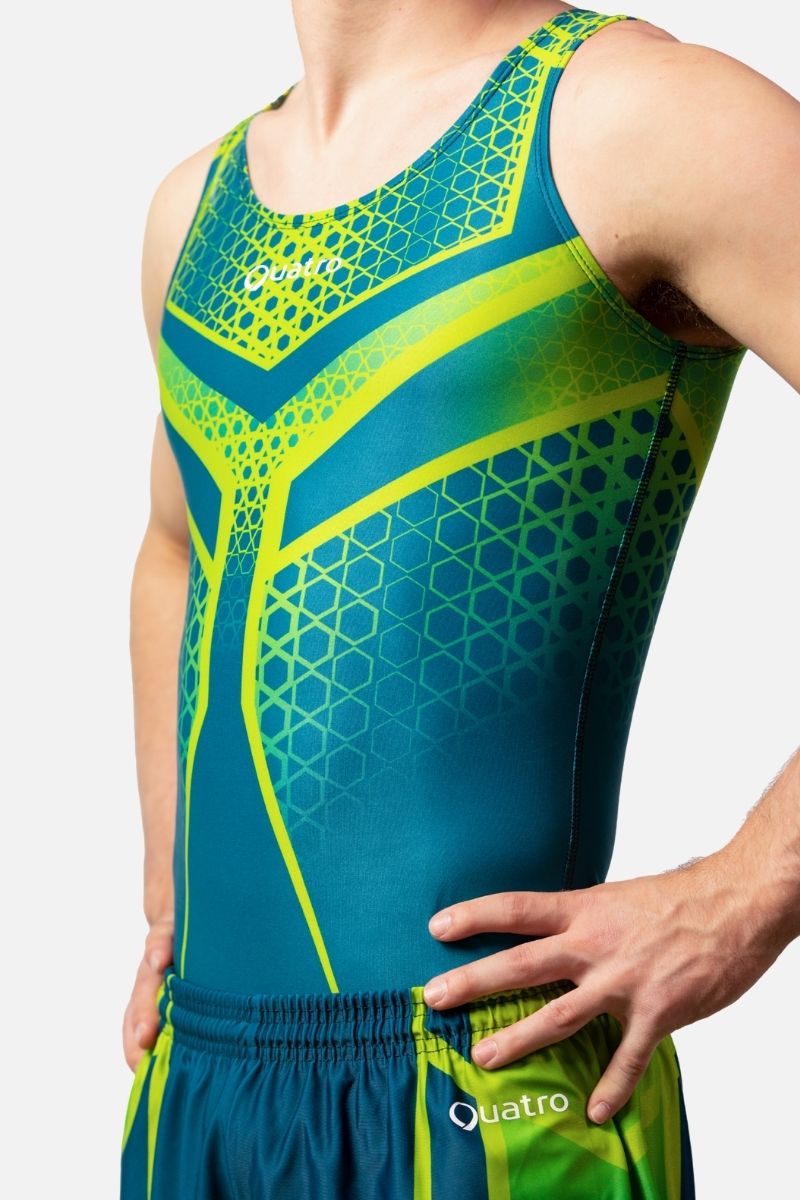 Perseverance Teal and Green - configurable - Quatro Gymnastics UK