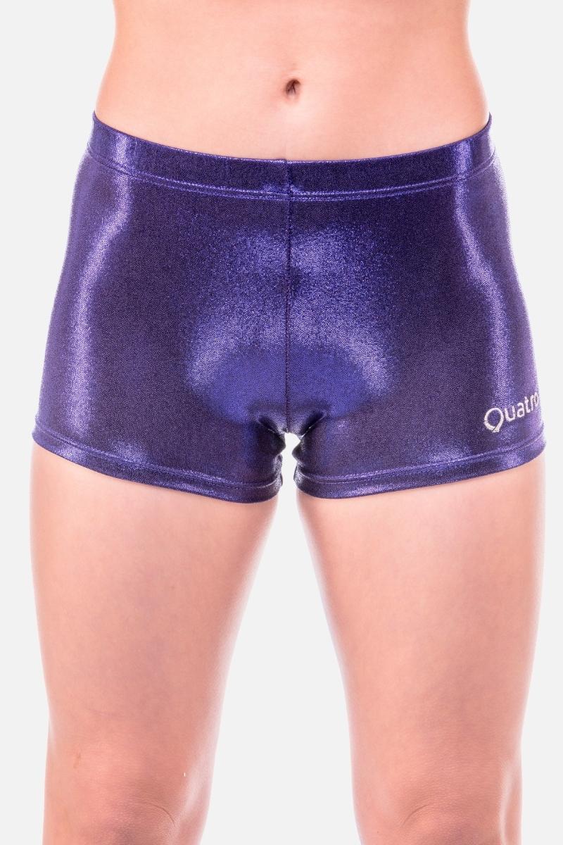 Purple Mystic Coloured Shorts - configurable - Quatro Gymnastics UK