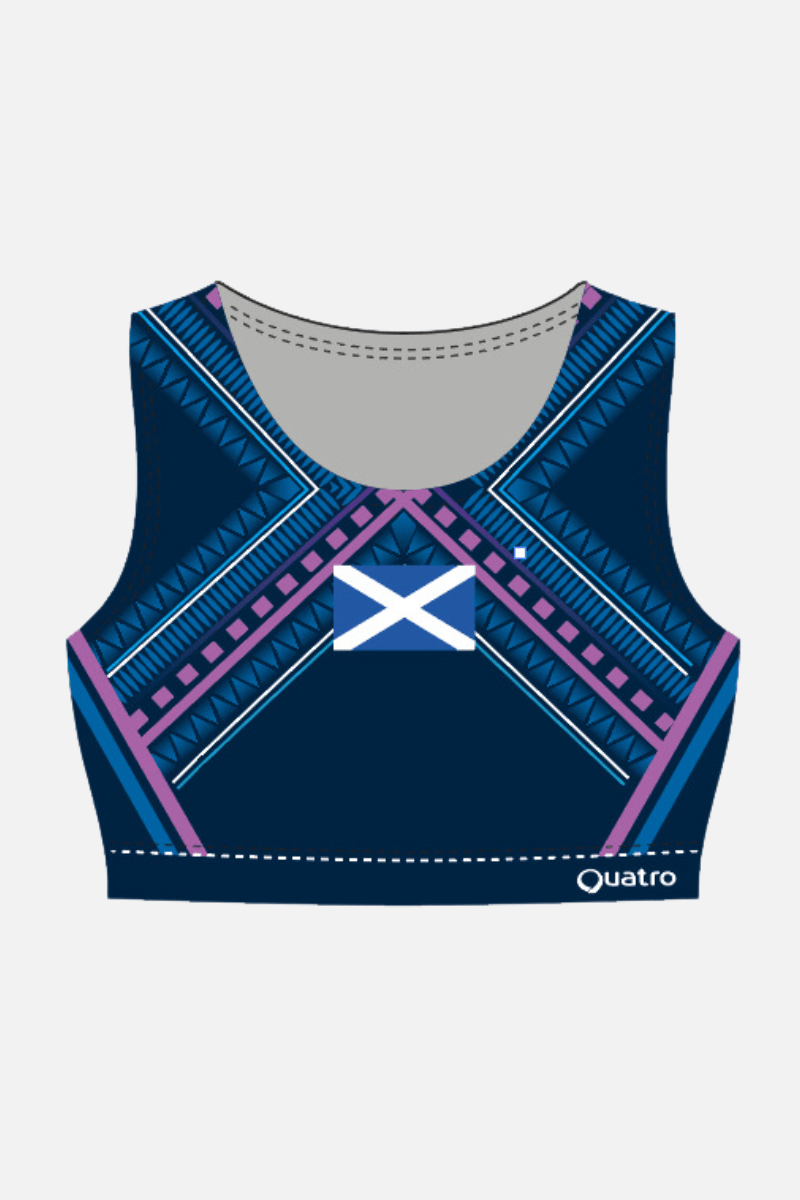 Scottish Gymnastics Crop Top - configurable - Quatro Gymnastics UK