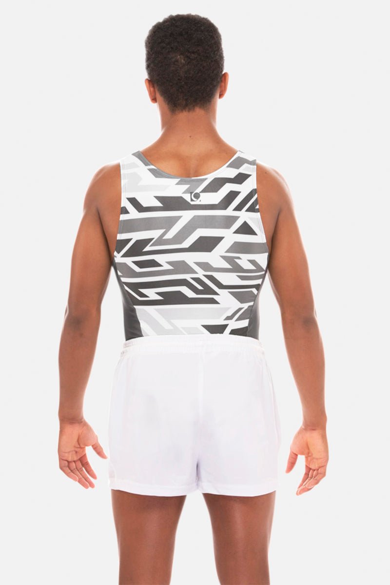 Titan Grey Mens Leotard - configurable - Quatro Gymnastics UK