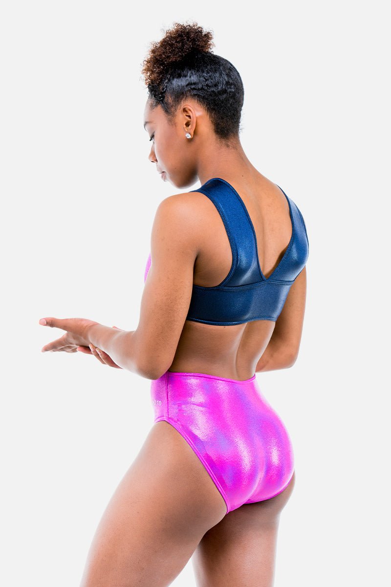 Victorious Magenta Holo - configurable - Quatro Gymnastics UK