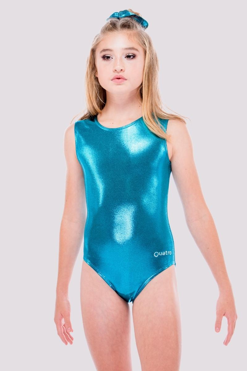 Workout Tank Teal - configurable - Quatro Gymnastics UK