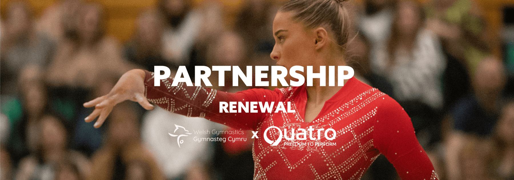 Quatro Gymnastics announces new sponsorship partnership with Welsh Gymnastics in record-breaking deal - Quatro Gymnastics UK