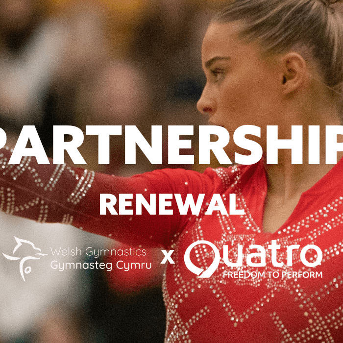 Quatro Gymnastics announces new sponsorship partnership with Welsh Gymnastics in record-breaking deal - Quatro Gymnastics UK