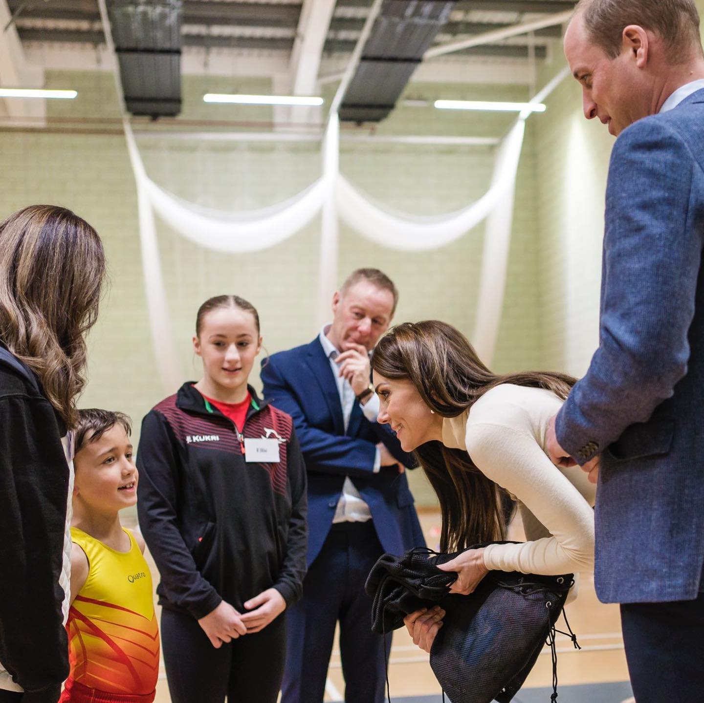 Quatro meets the Prince & Princess of Wales! - Quatro Gymnastics UK