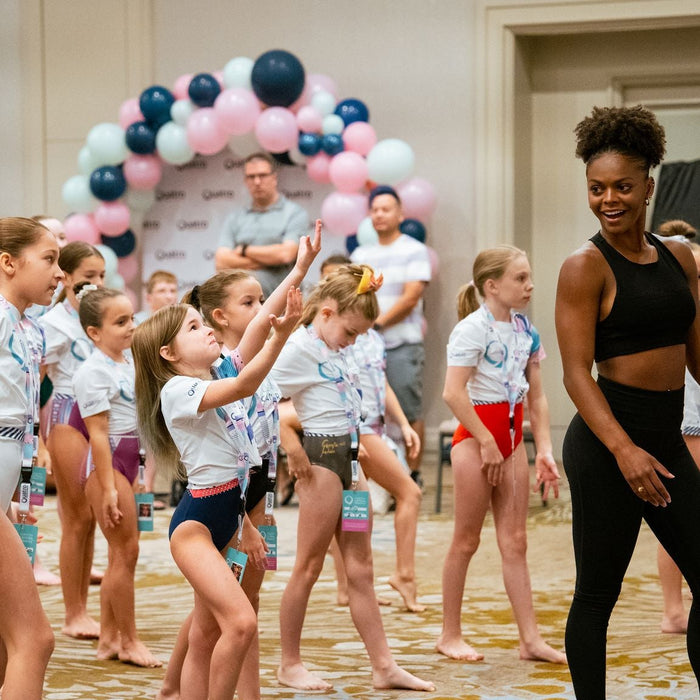 Quatro's First Ever 'Lights, Camera, Sparkle' Event in the USA! - Quatro Gymnastics UK