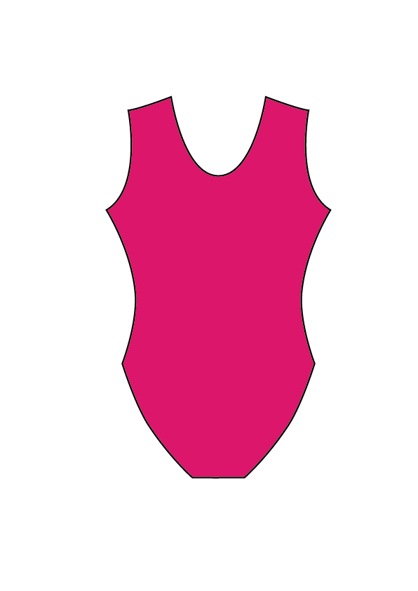 City of Lancaster Girls Recreational SS Cherry Lycra