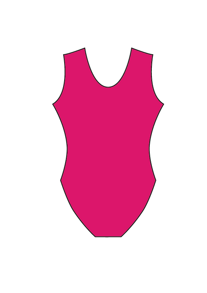 City of Lancaster Girls Recreational SS Cherry Lycra