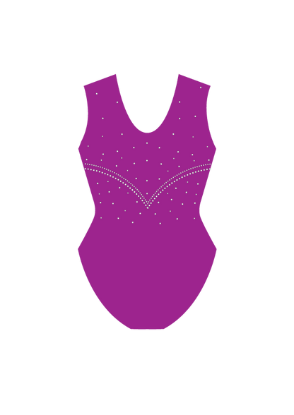 VGA Blackberry Annette Brown Competition Leotard