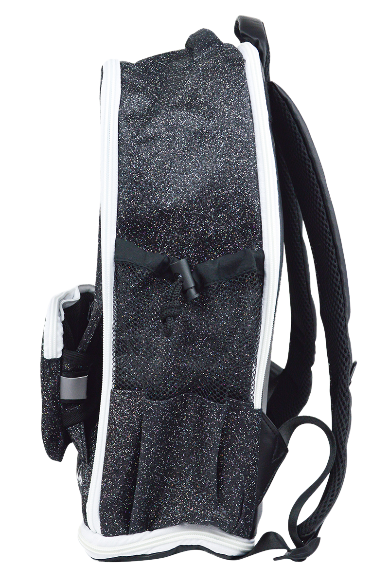 glitter backpack nike Black Glitter Bag – Quatro Gymnastics