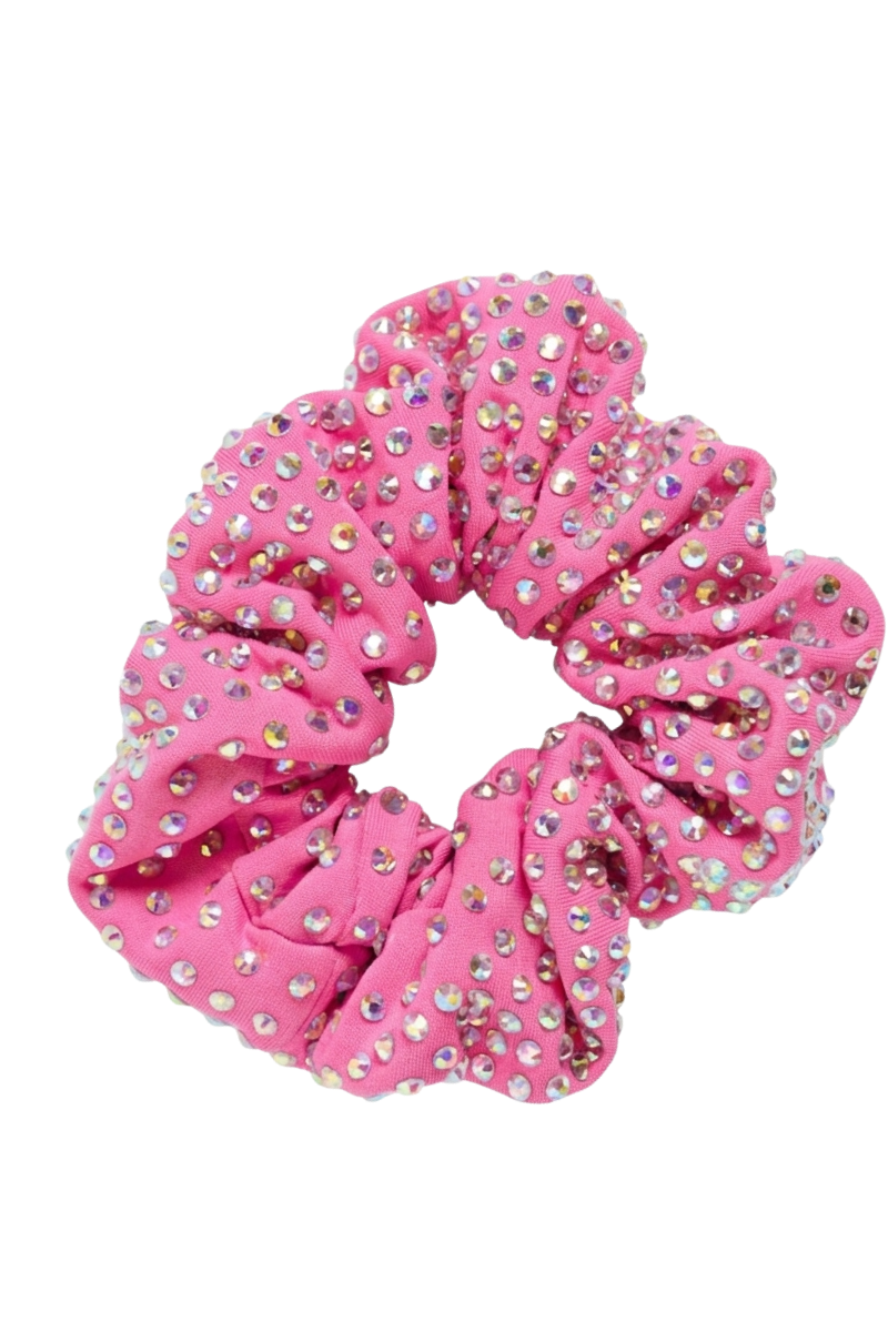 Bubblegum Scrunchie with Extra Stones