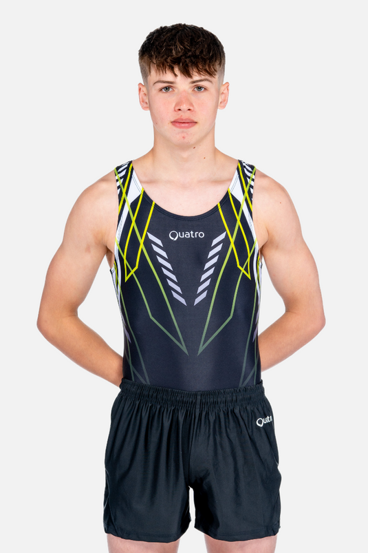 Delta Men's Gymnastics Leotard | Quatro Gymnastics – Quatro Gymnastics UK