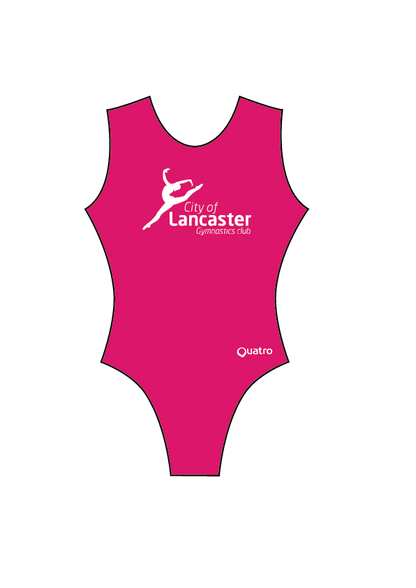 City of Lancaster Girls Recreational SS Cherry Lycra
