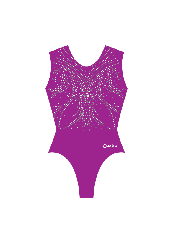 VGA Blackberry Annette Brown Competition Leotard
