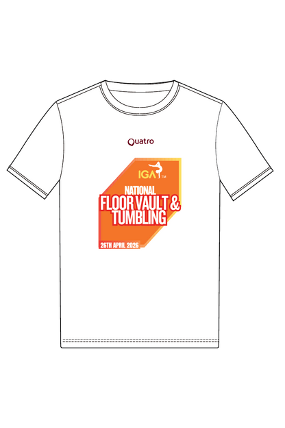 IGA FLOOR AND VAULT TUMBLING NATIONAL UNISEX T-SHIRT