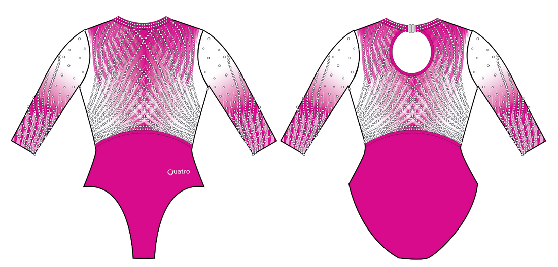 Falcons Competition 3.4 Sleeve Leotard