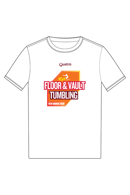 IGA FLOOR AND VAULT TUMBLING UNISEX T-SHIRT