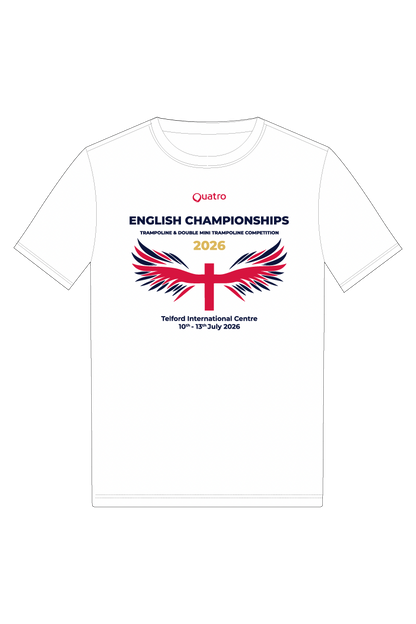 English Championships White Unisex T-Shirt