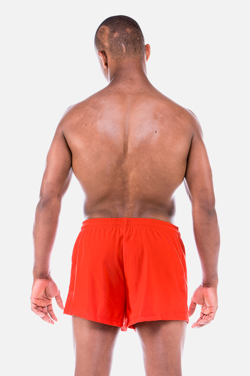 Mens Orange Shorts