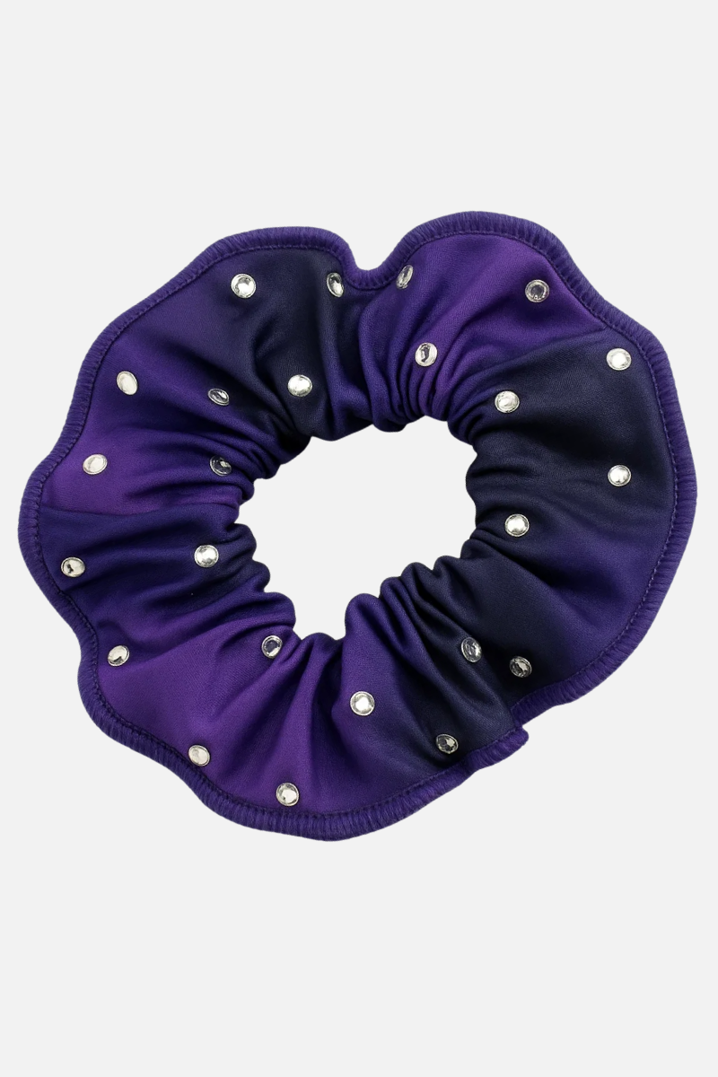 Silque Lycra Scrunchie with Stones