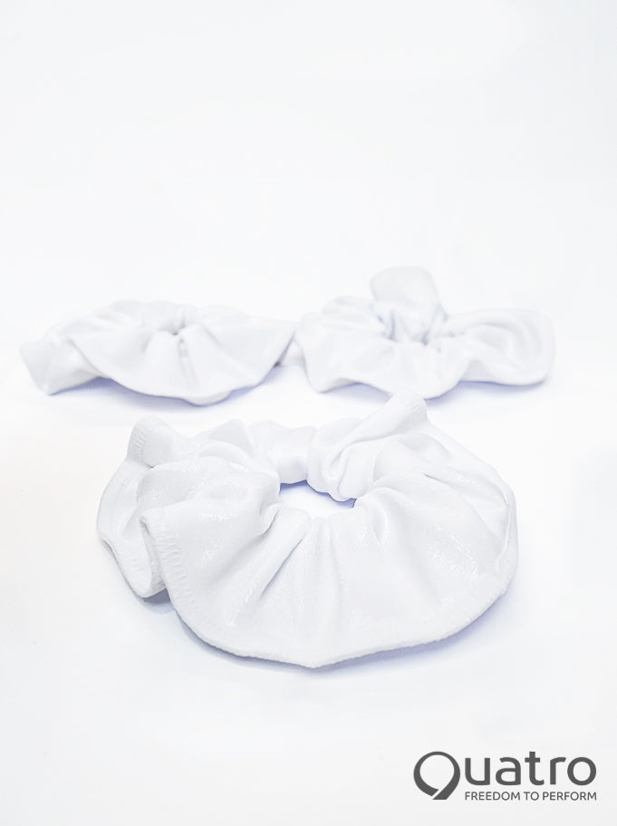 Pearl White Scrunchie