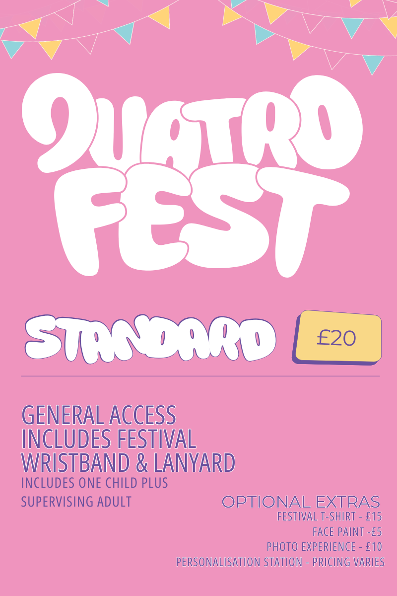 Quatro 15th Anniversary Festival - Standard Ticket