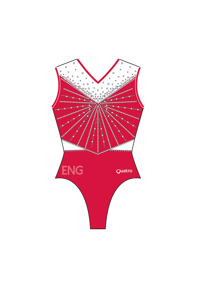 English Gymnastics Online Boutique Training Bodice: Design 1A