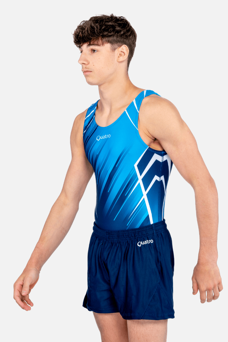 Accelerate Men's Leotard |Quatro Gymnastics - Main Image