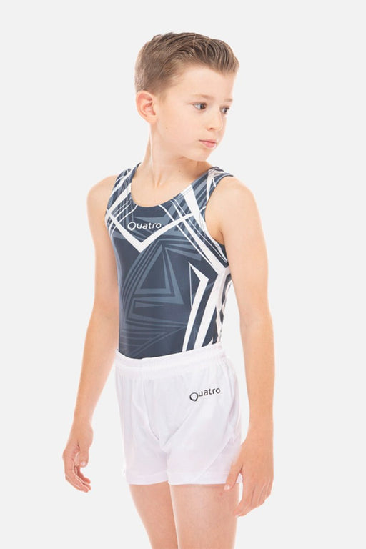 Ares Navy Mens Leotard - configurable - Quatro Gymnastics UK