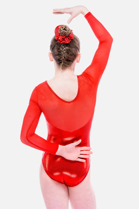 Basic Red Long Sleeve - configurable - Quatro Gymnastics UK